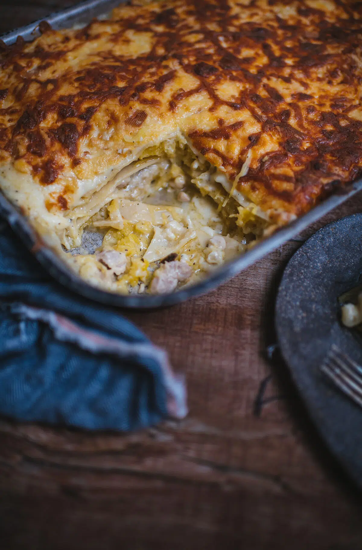 Lasagne à la courge spaghetti et au poulet Le Coup de Grâce