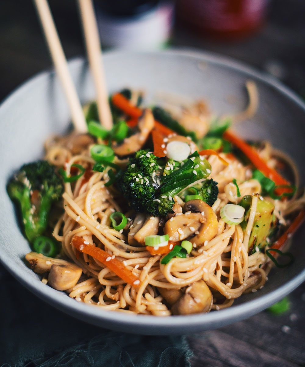 Nouilles Asiatiques Aux L Gumes Le Coup De Gr Ce