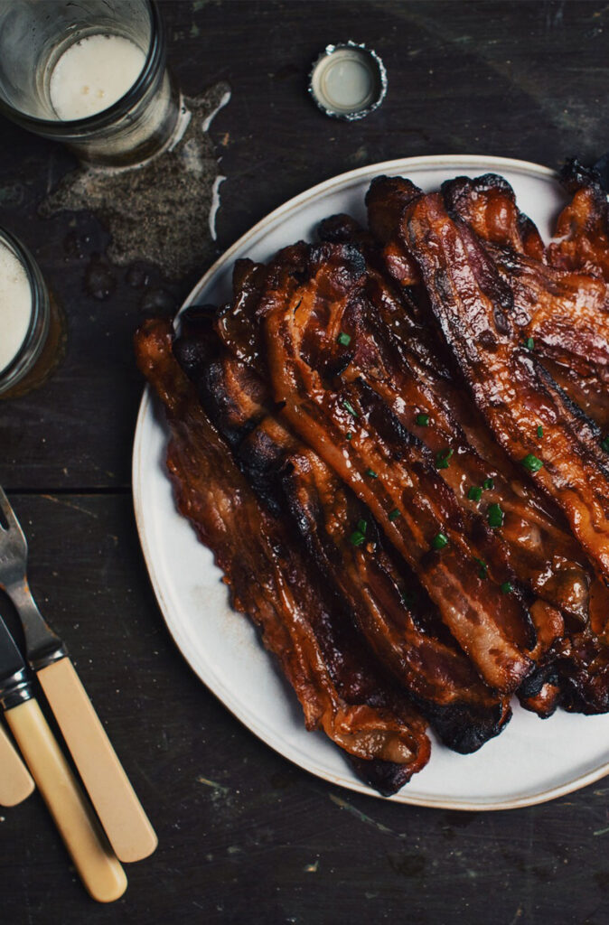 Candied bacon