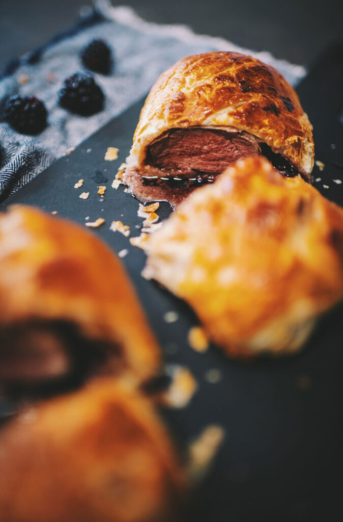 Canard wellington avec confiture aux mûres Le Coup de Grâce