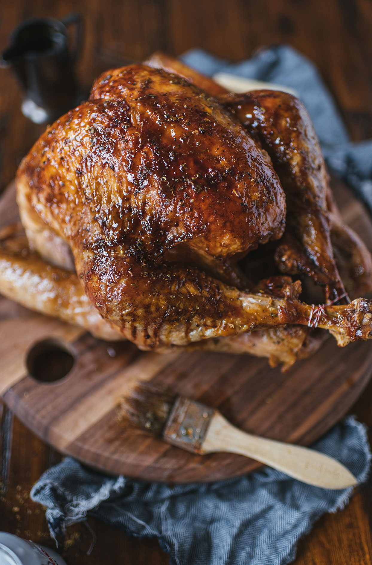 Maple roasted turkey