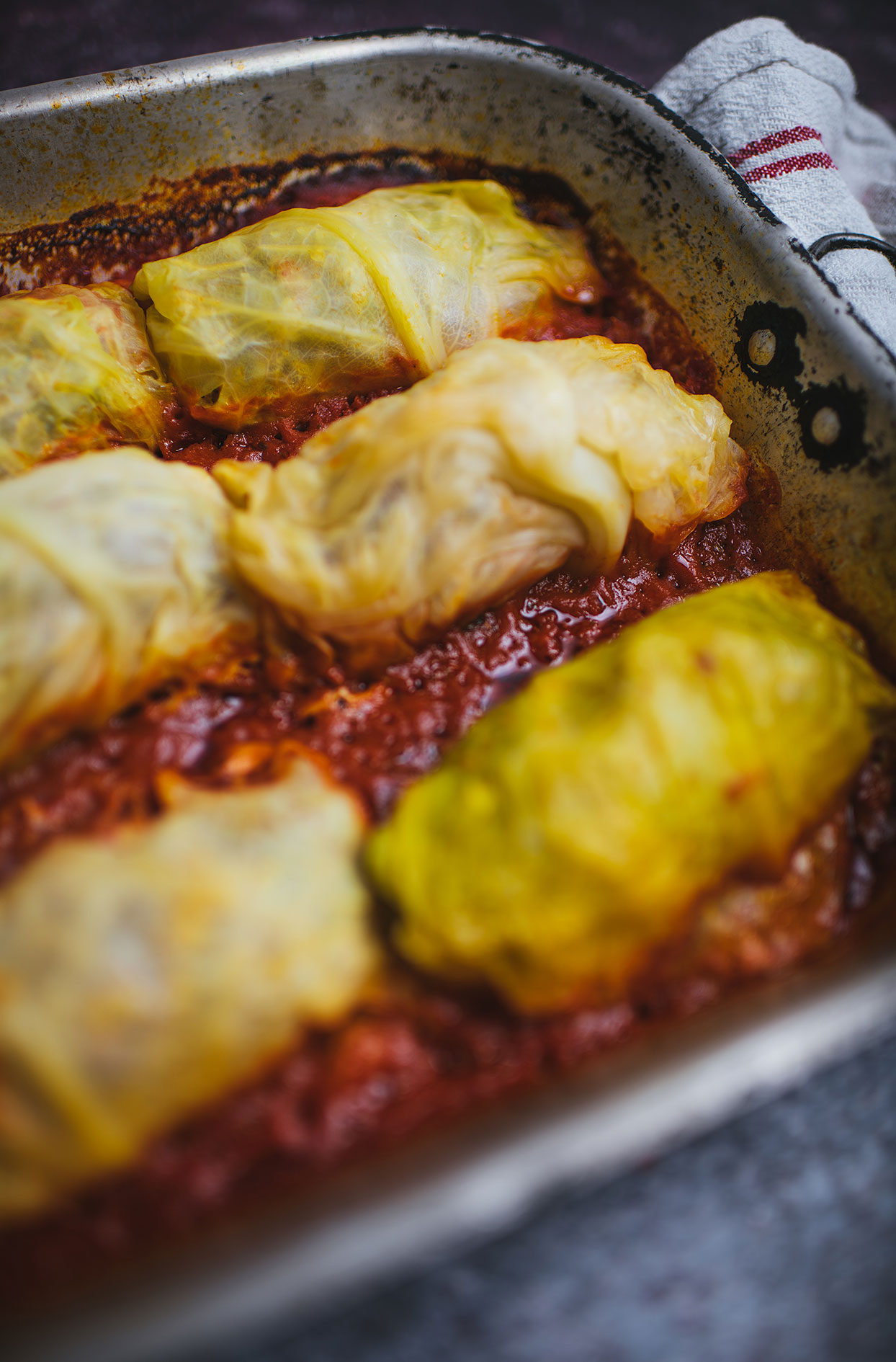 Beef and cheese cabbage rolls
