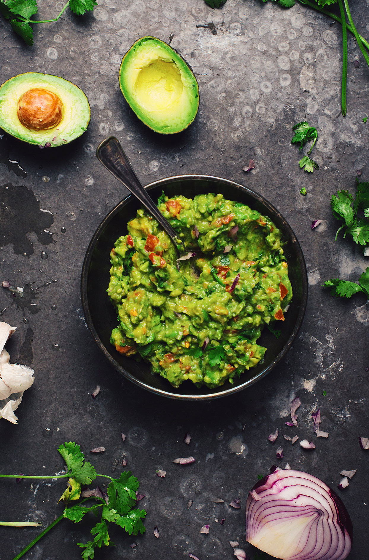 Homemade guacamole