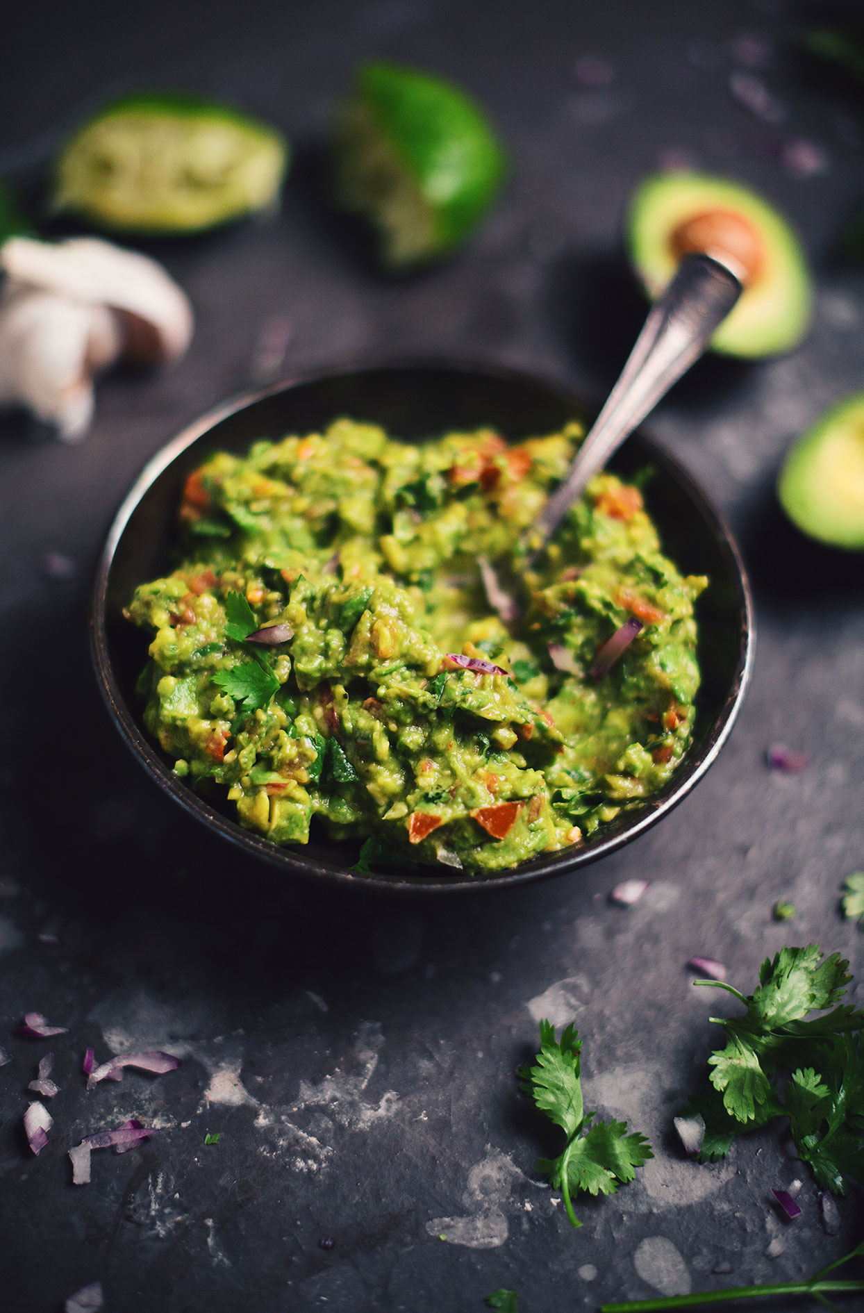 Homemade guacamole