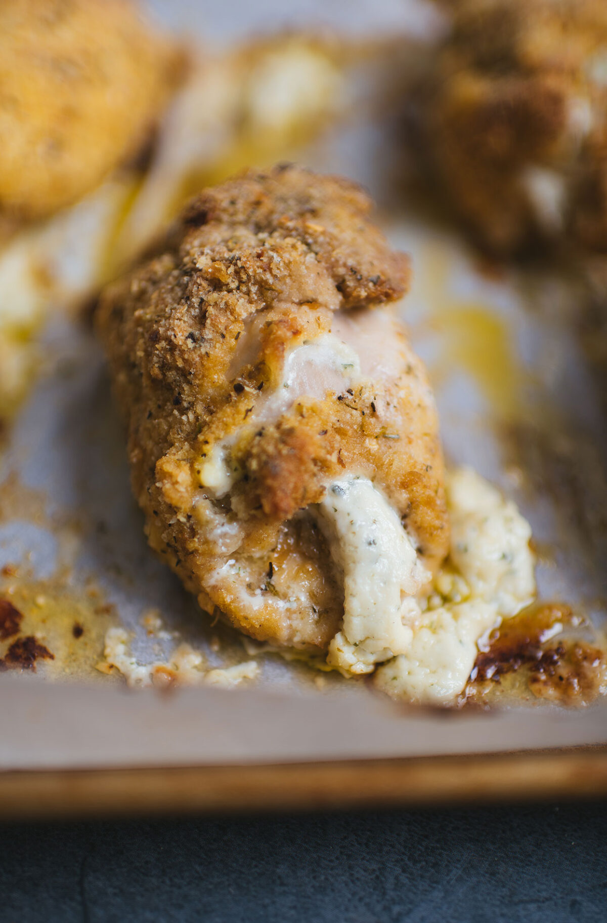 Hauts de cuisse de poulet au Boursin et au prosciutto Le Coup de Grâce