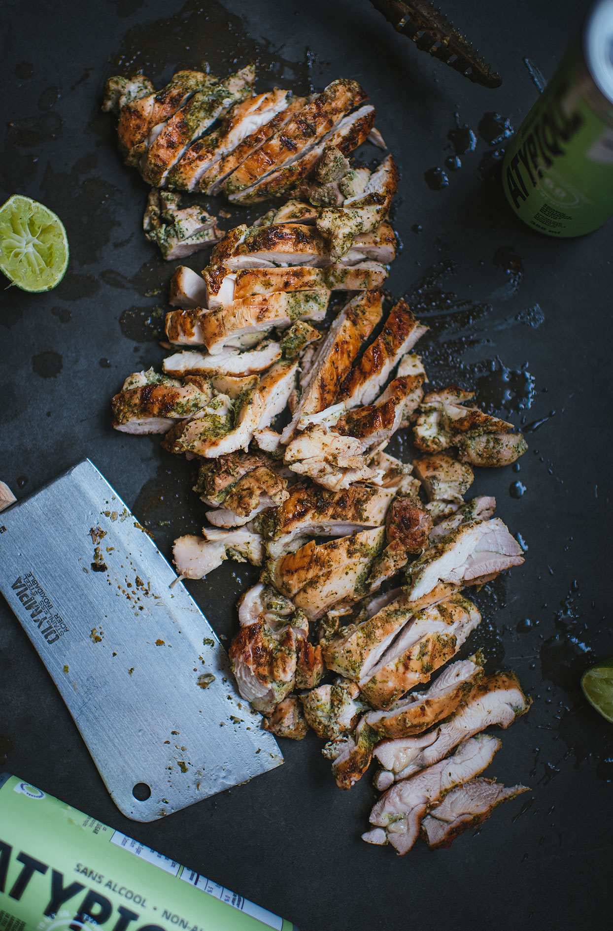 Mojito Grilled Chicken Thighs