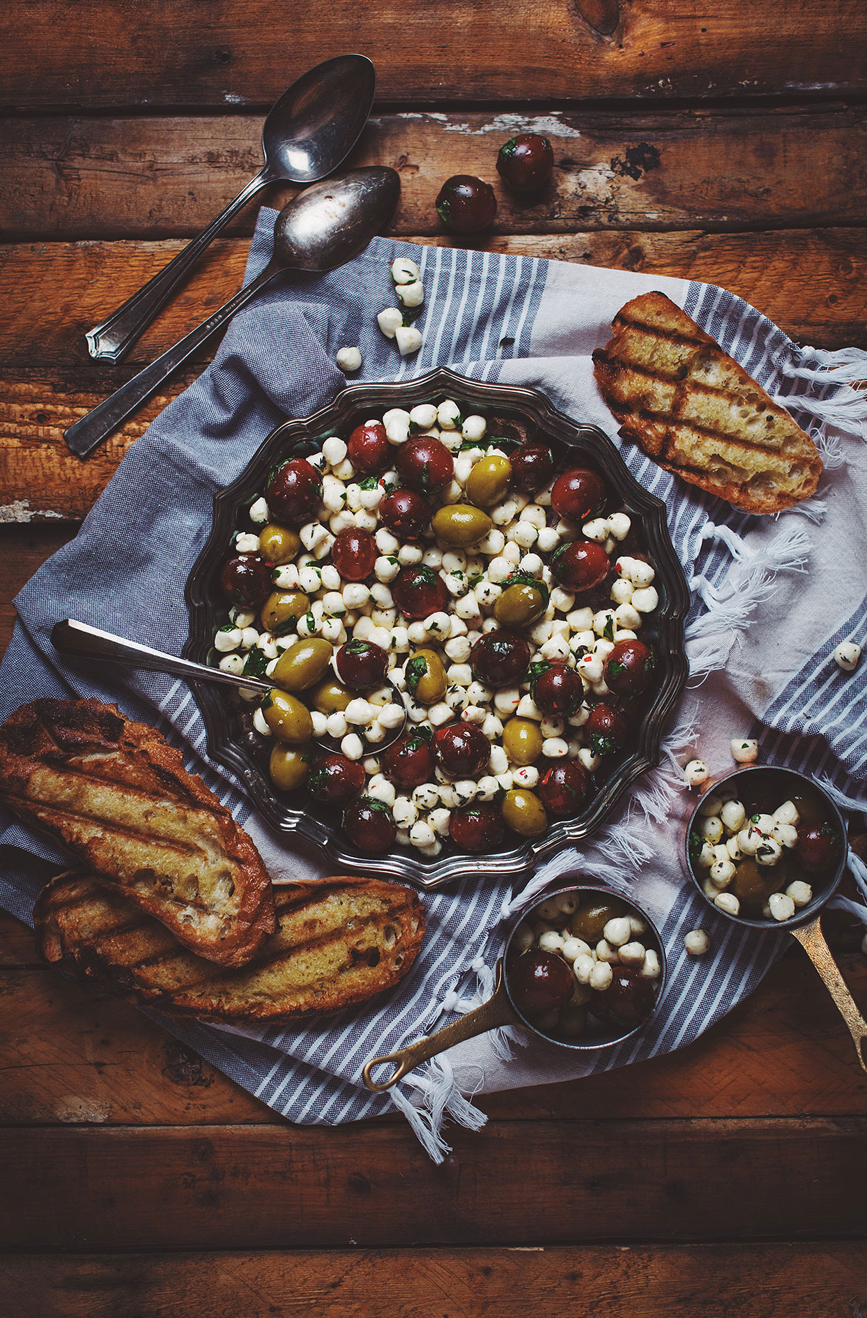 Marinated mini-bocconcini