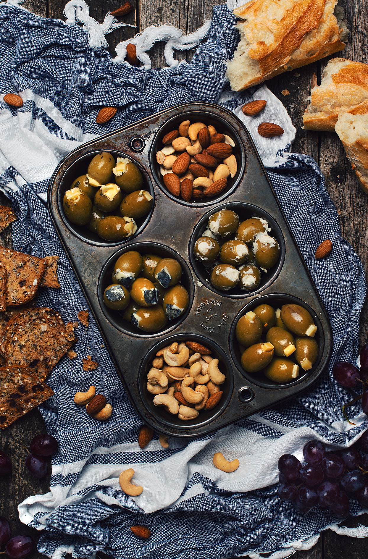 Olives farcies de luxe