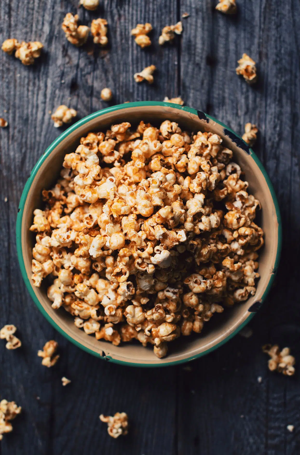 Popcorn with maple and Sortilège caramel