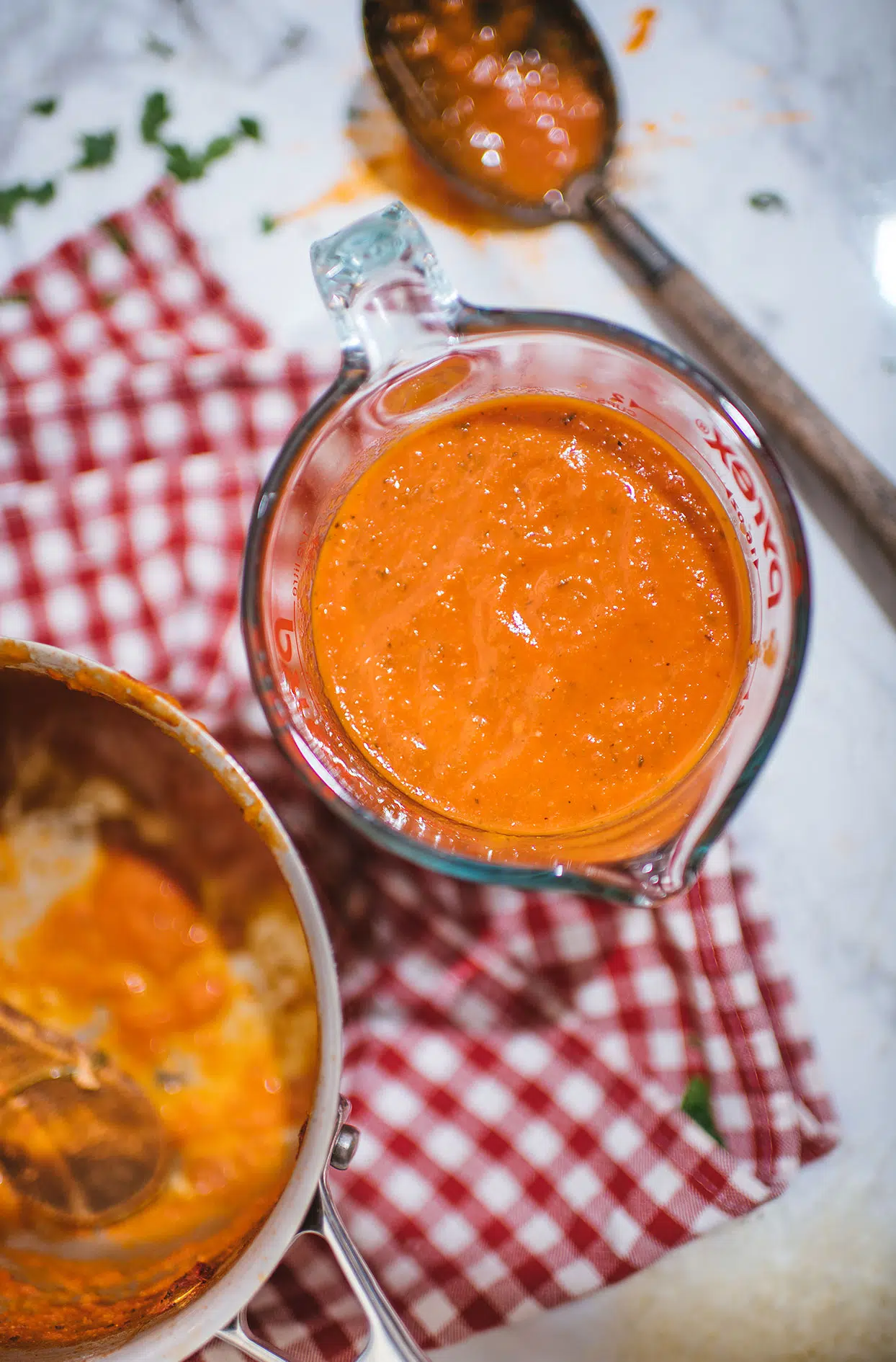 Homemade marinara sauce