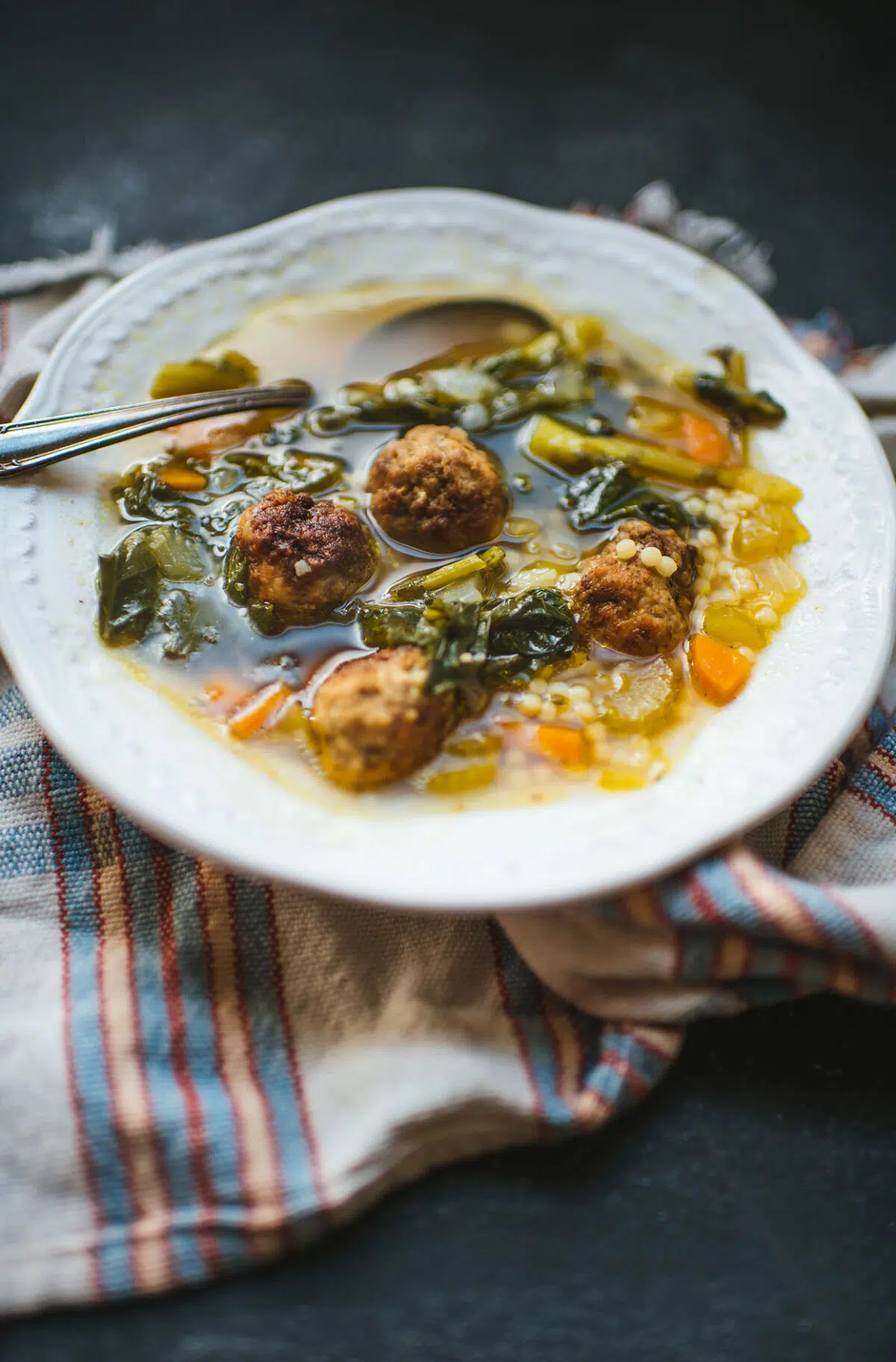 Soupe italienne aux boulettes de viande - Le Coup de Grâce