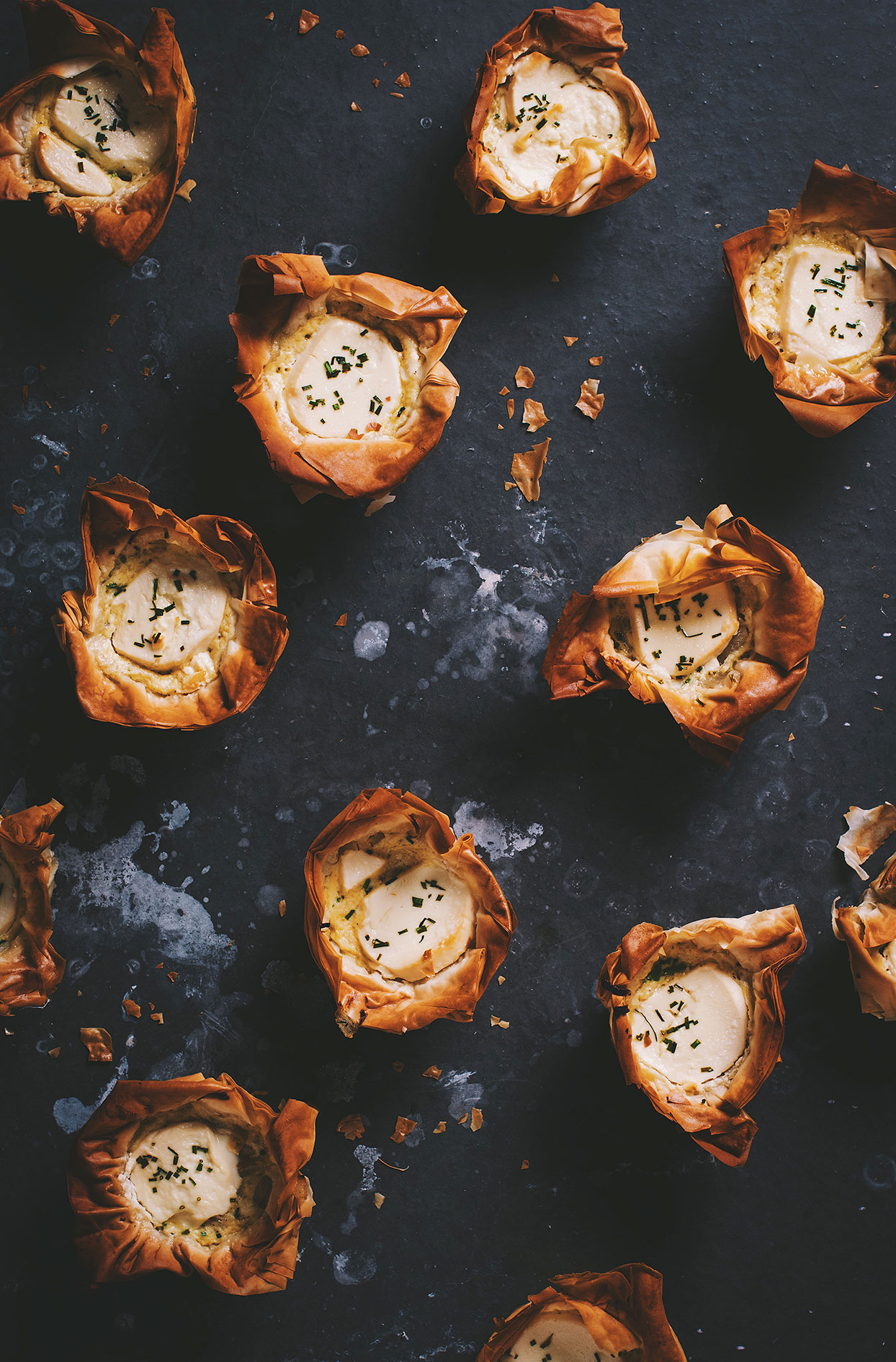 Tartelettes aux oignons Vidalia et au fromage de chèvre