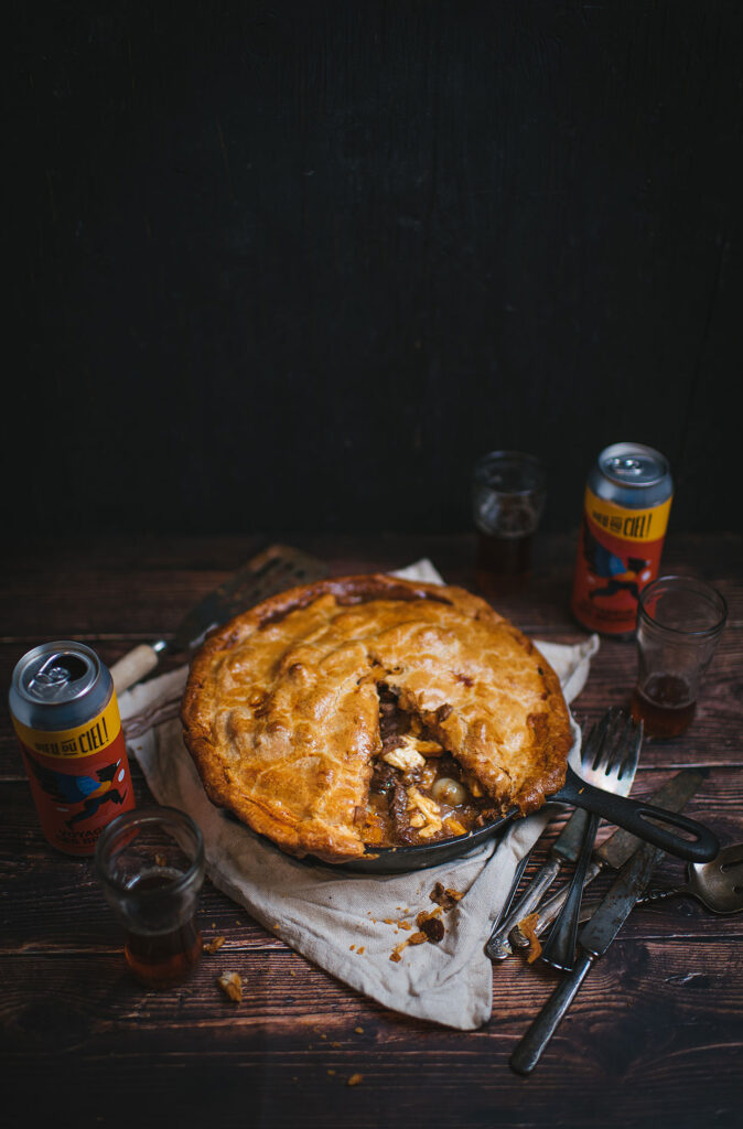 Tourtine à la bavette de bœuf et au canard confit (tourtière à la poutine)