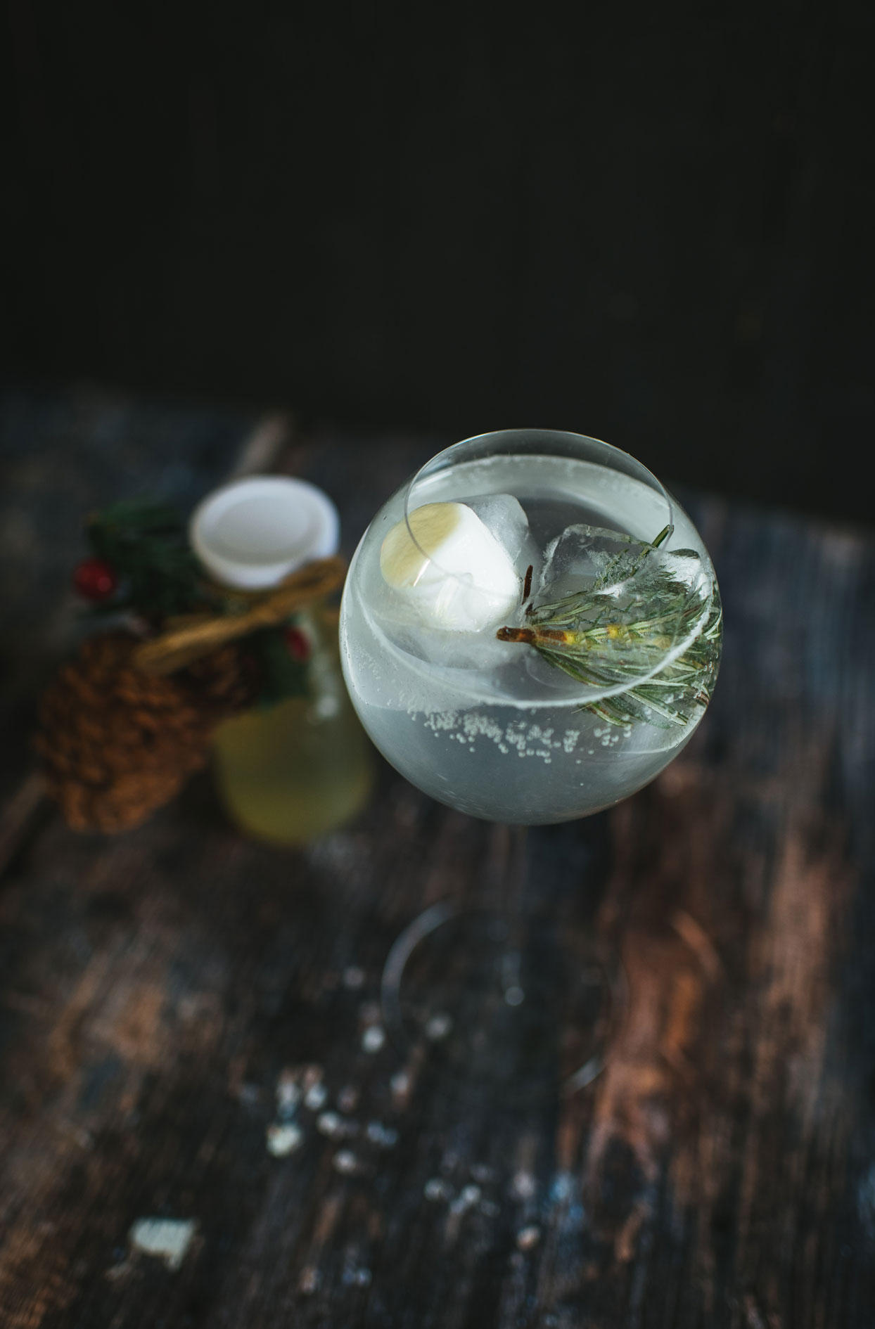 Marshmallow and Rosemary Gin Tonic