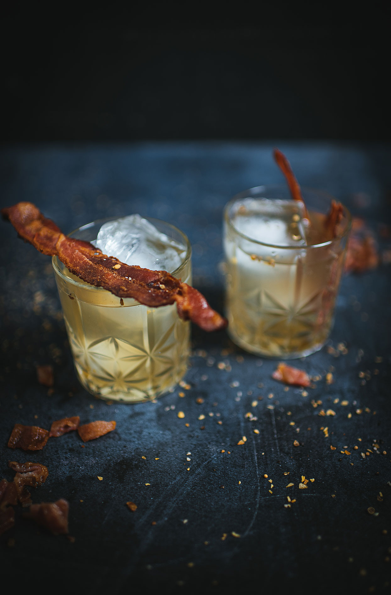 Bacon whisky mule