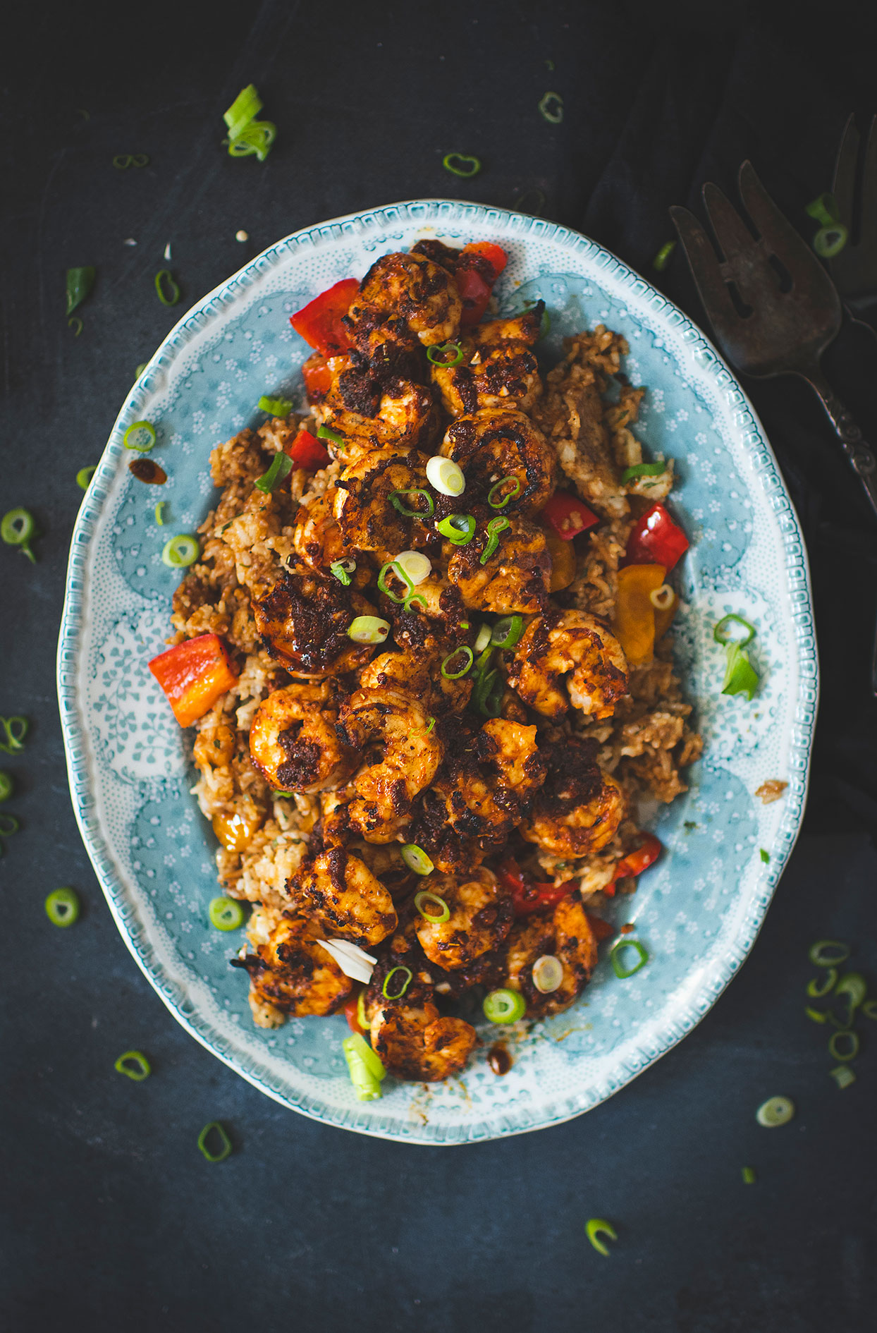 Garlic and smoked paprika shrimps