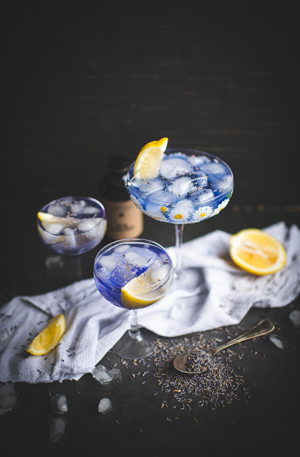 Limoncello spritz à la lavande