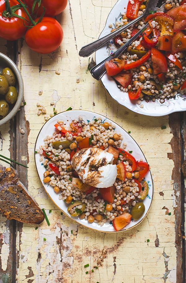 Salade d’orge à l’italienne