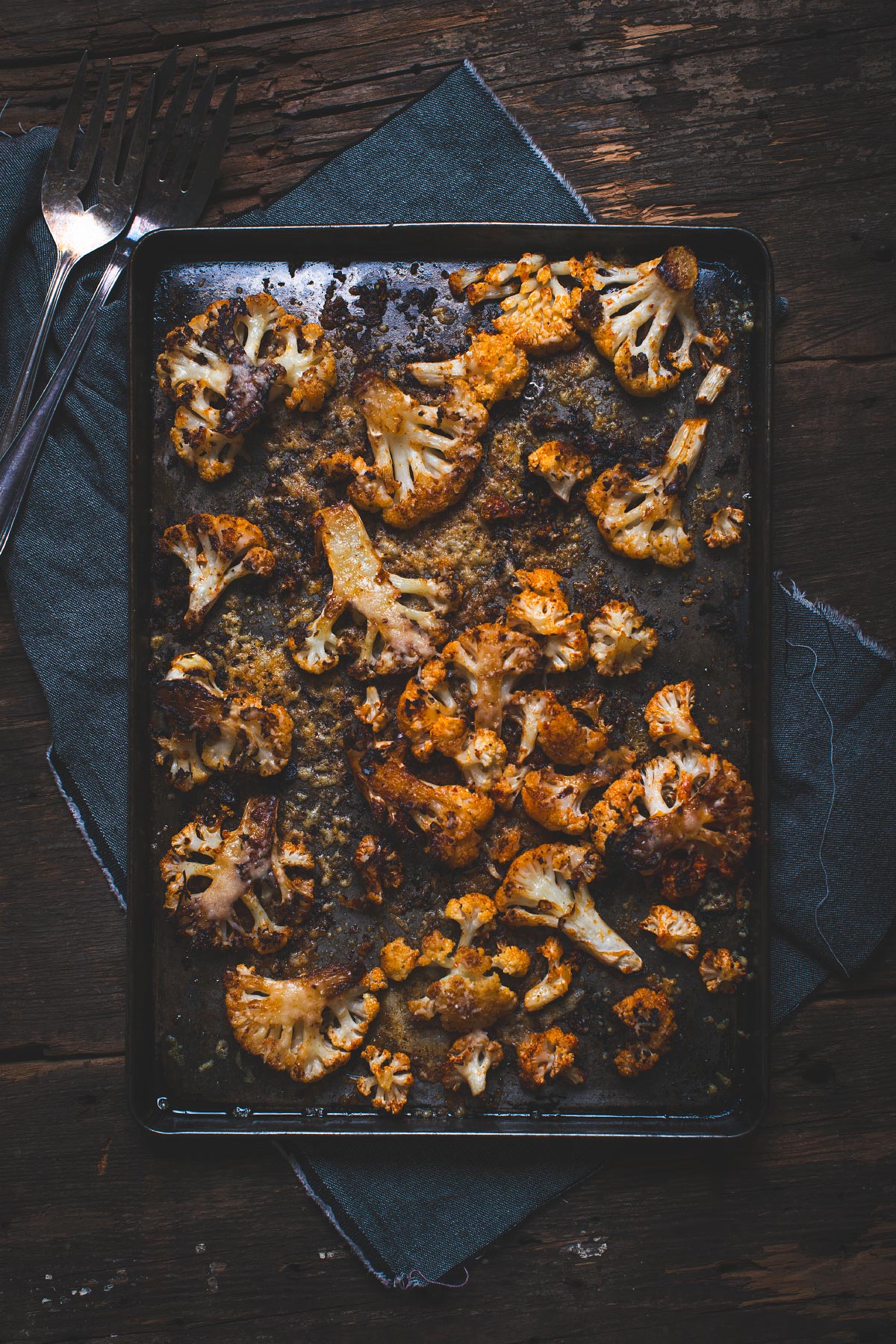 Chou-fleur rôti au parmesan