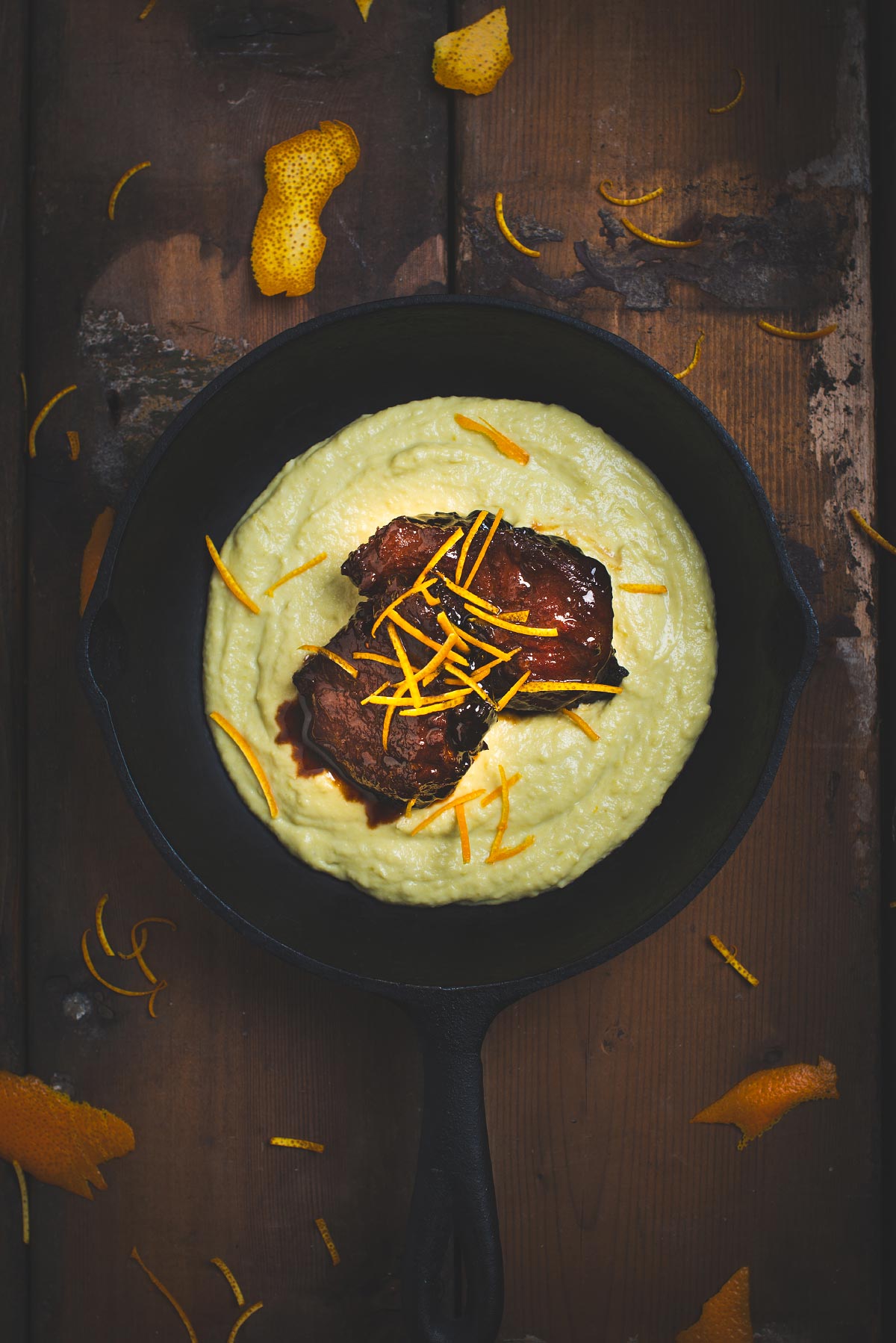 Joues de veau braisées à l’orange