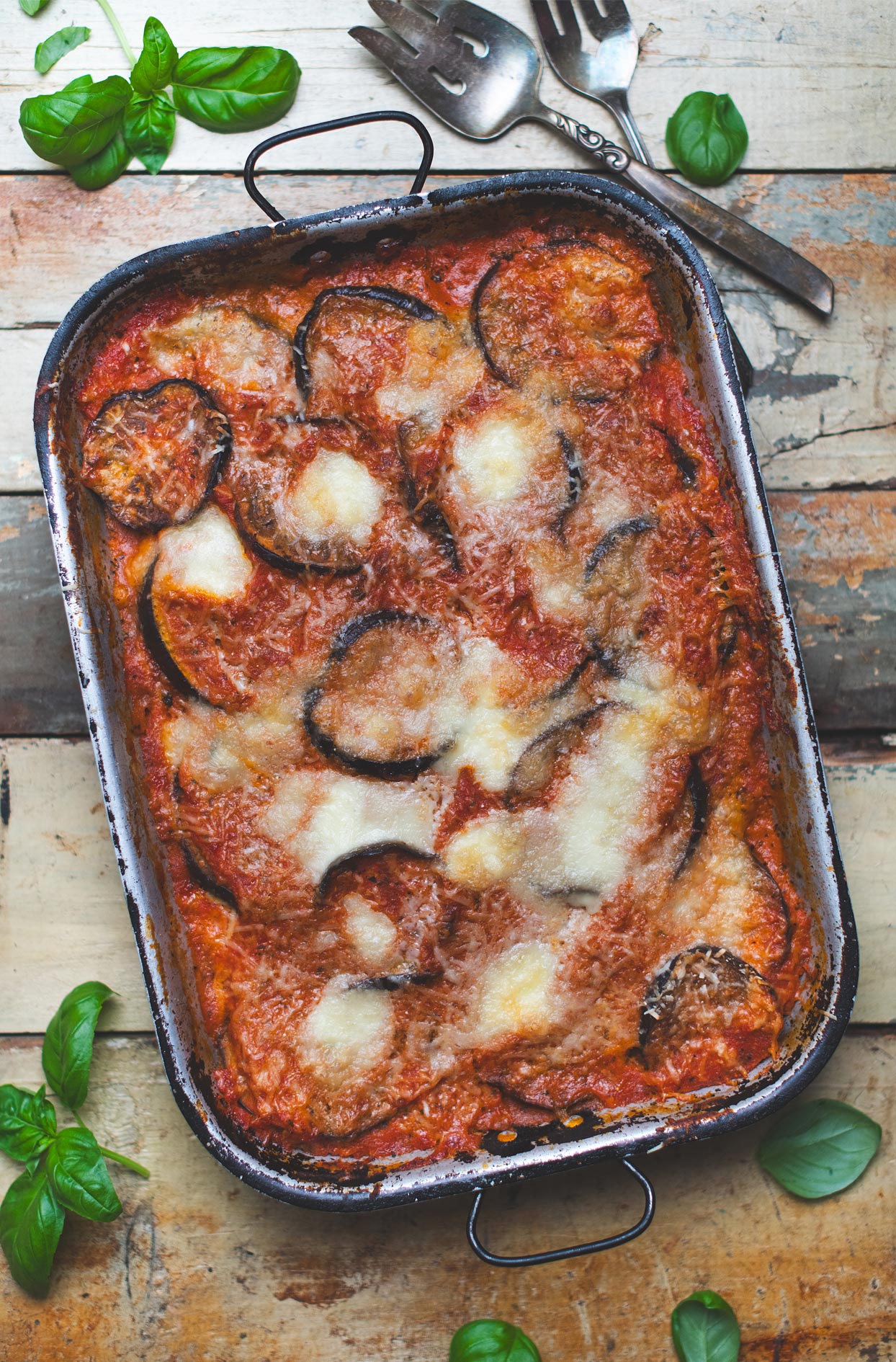 Aubergines parmigiana