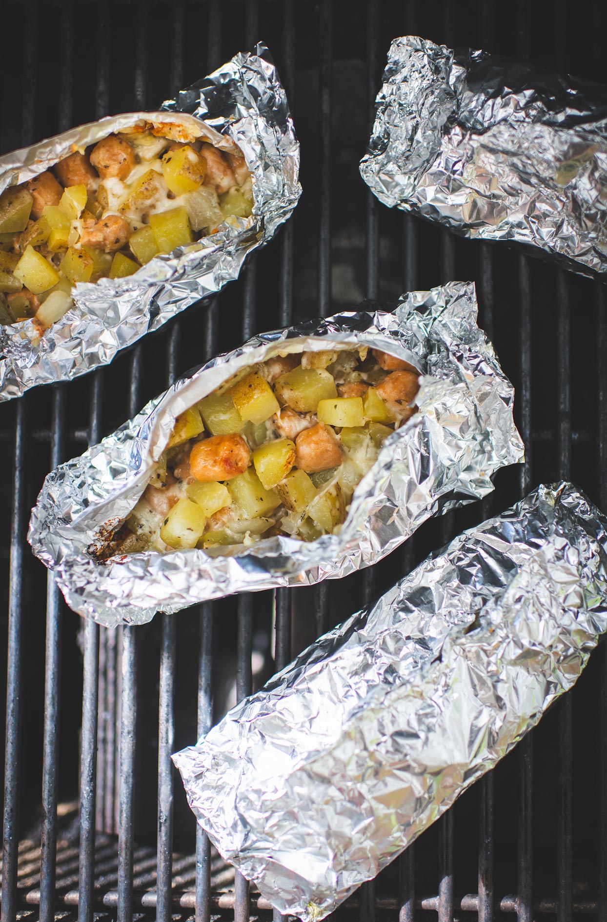 Breakfast foil packets