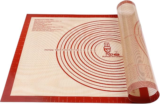 Tapis à pâtisserie en silicone XL
