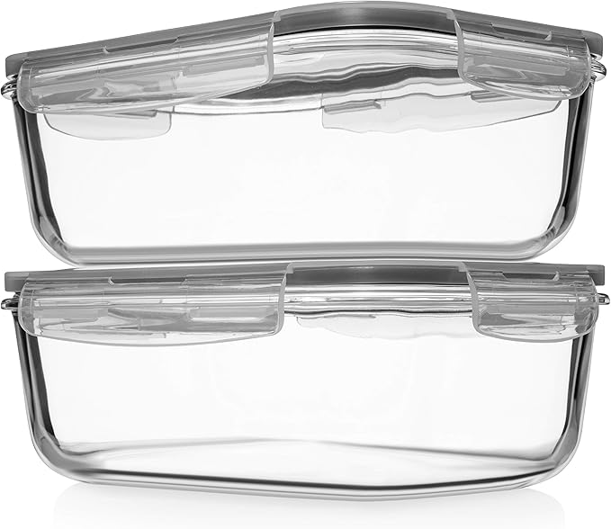 Airtight glass dish 8 cups