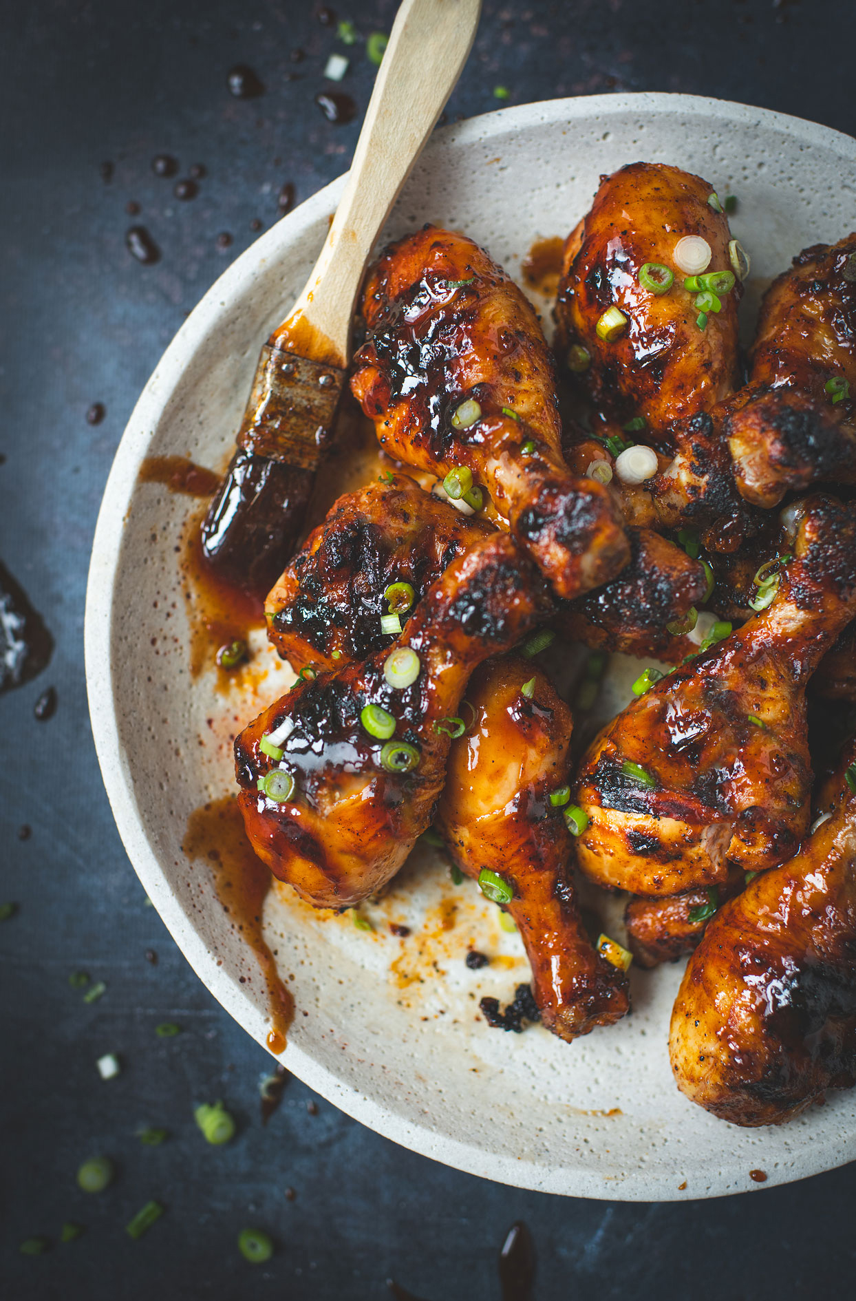Pilons de poulet grillés au BBQ à l&rsquo;érable