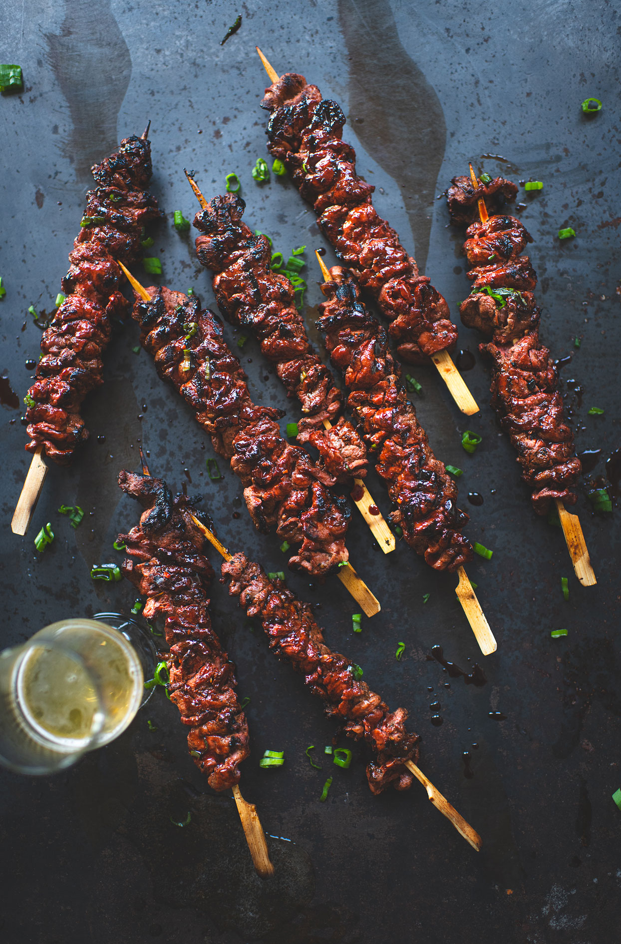 Brochettes de porc char siu