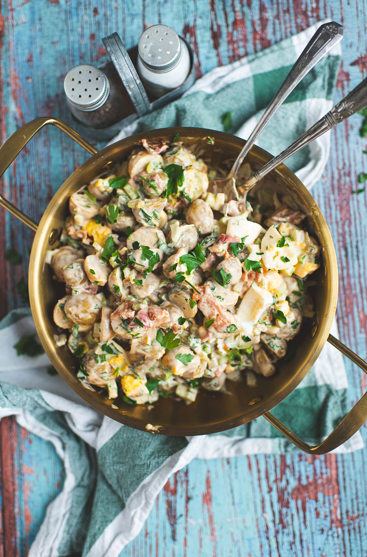 La meilleure salade de patates au bacon (salade de pommes de terre)