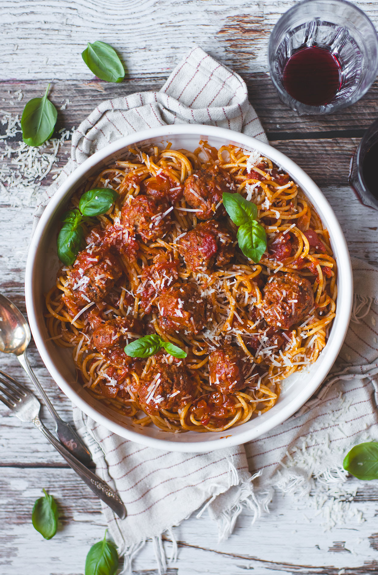The best spaghetti and meatballs