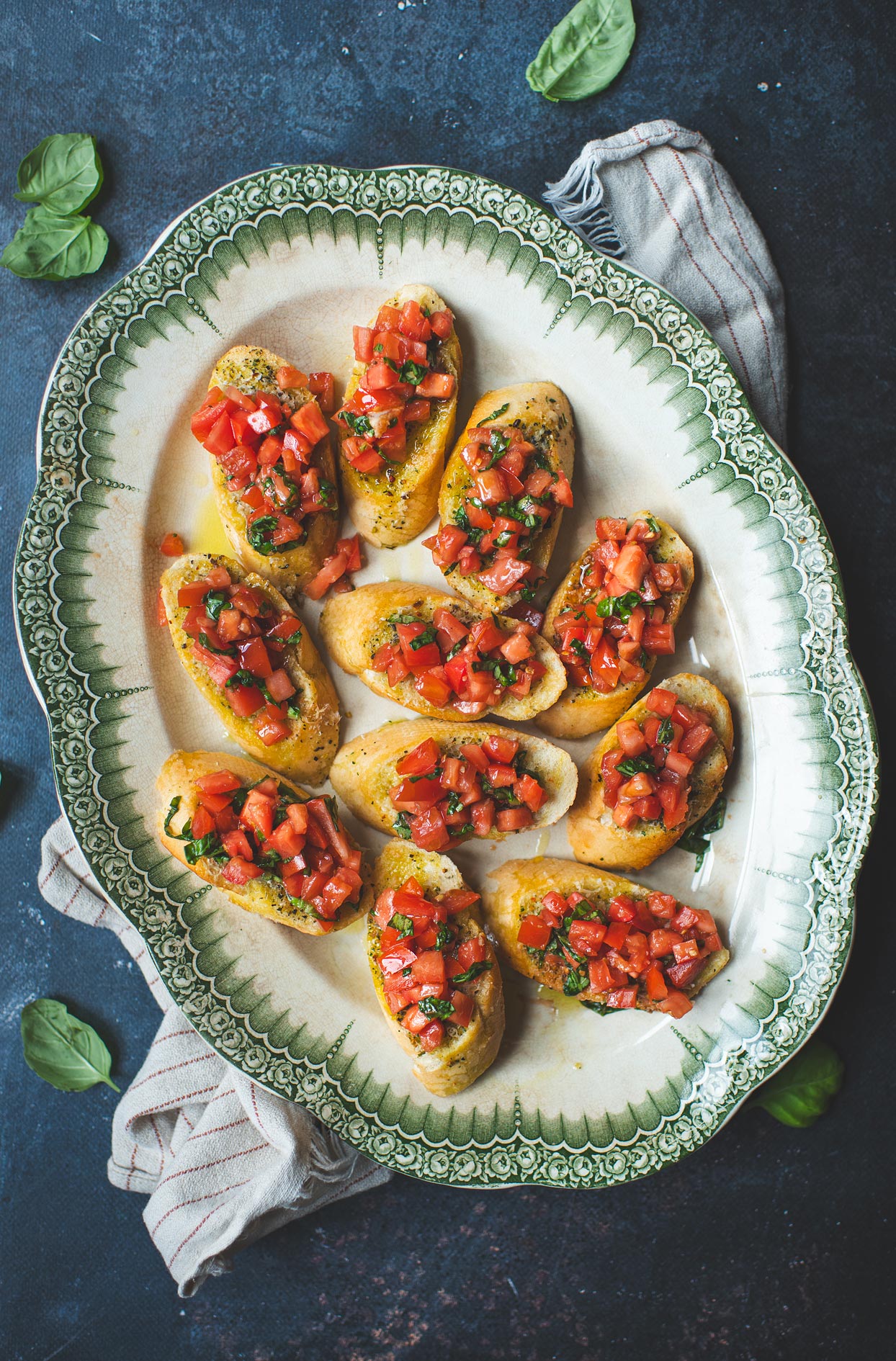 Bruschetta aux tomates