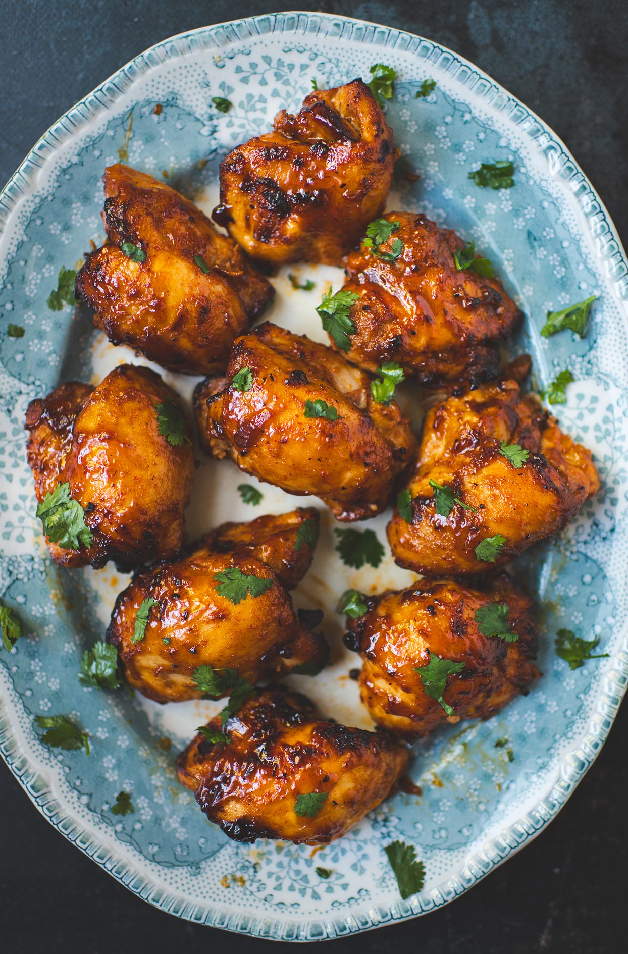 Hauts de cuisses de poulet BBQ au air fryer