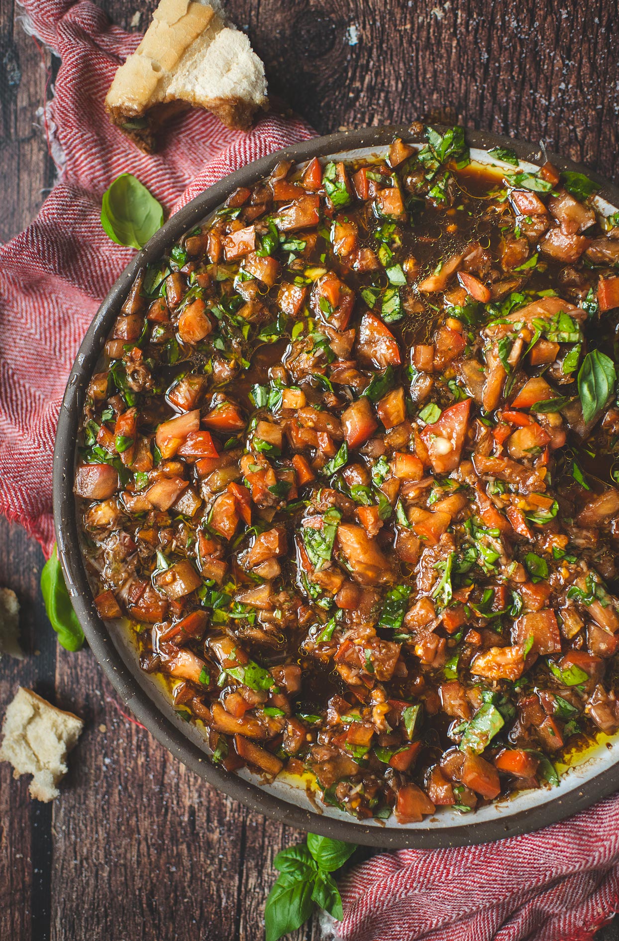 Bruschetta dip for bread