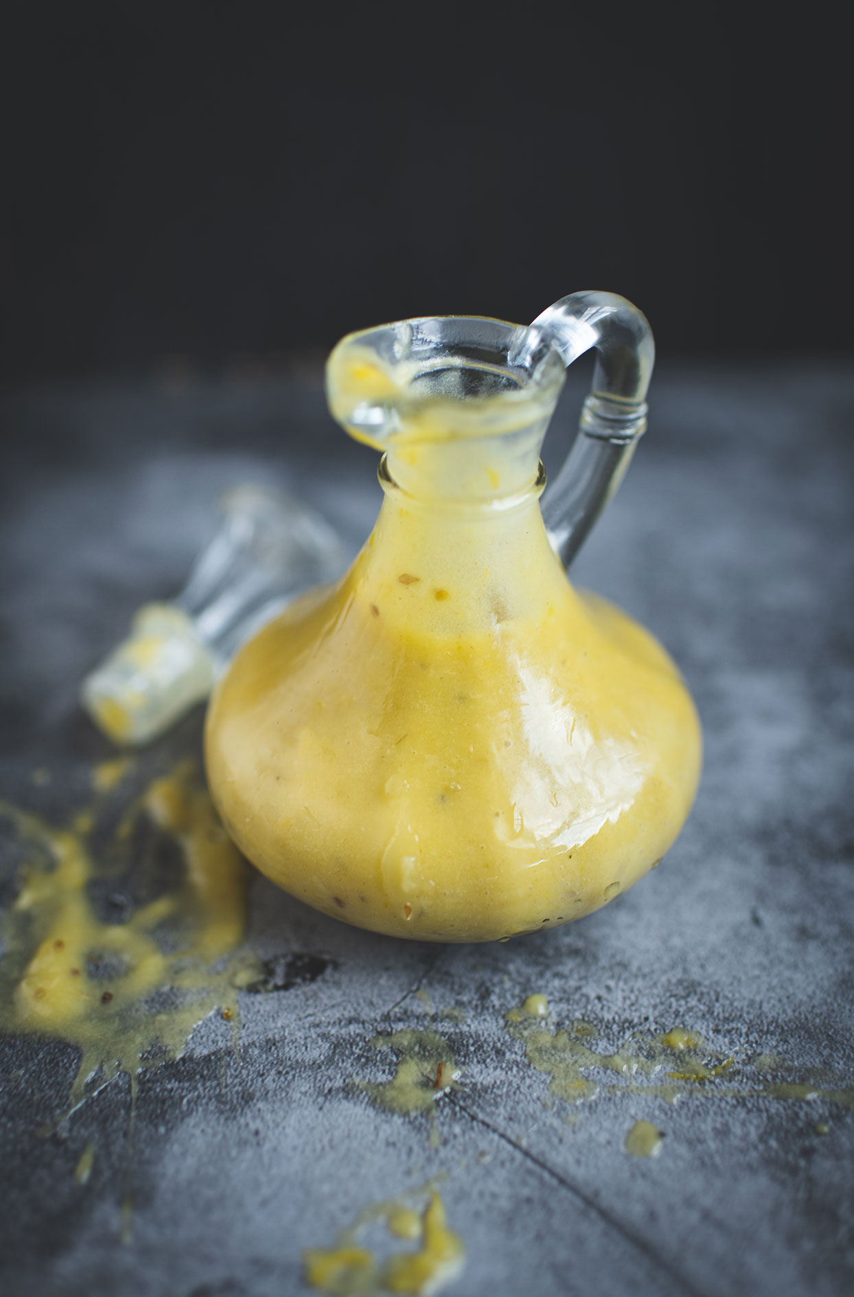 Homemade honey Dijon mustard dressing