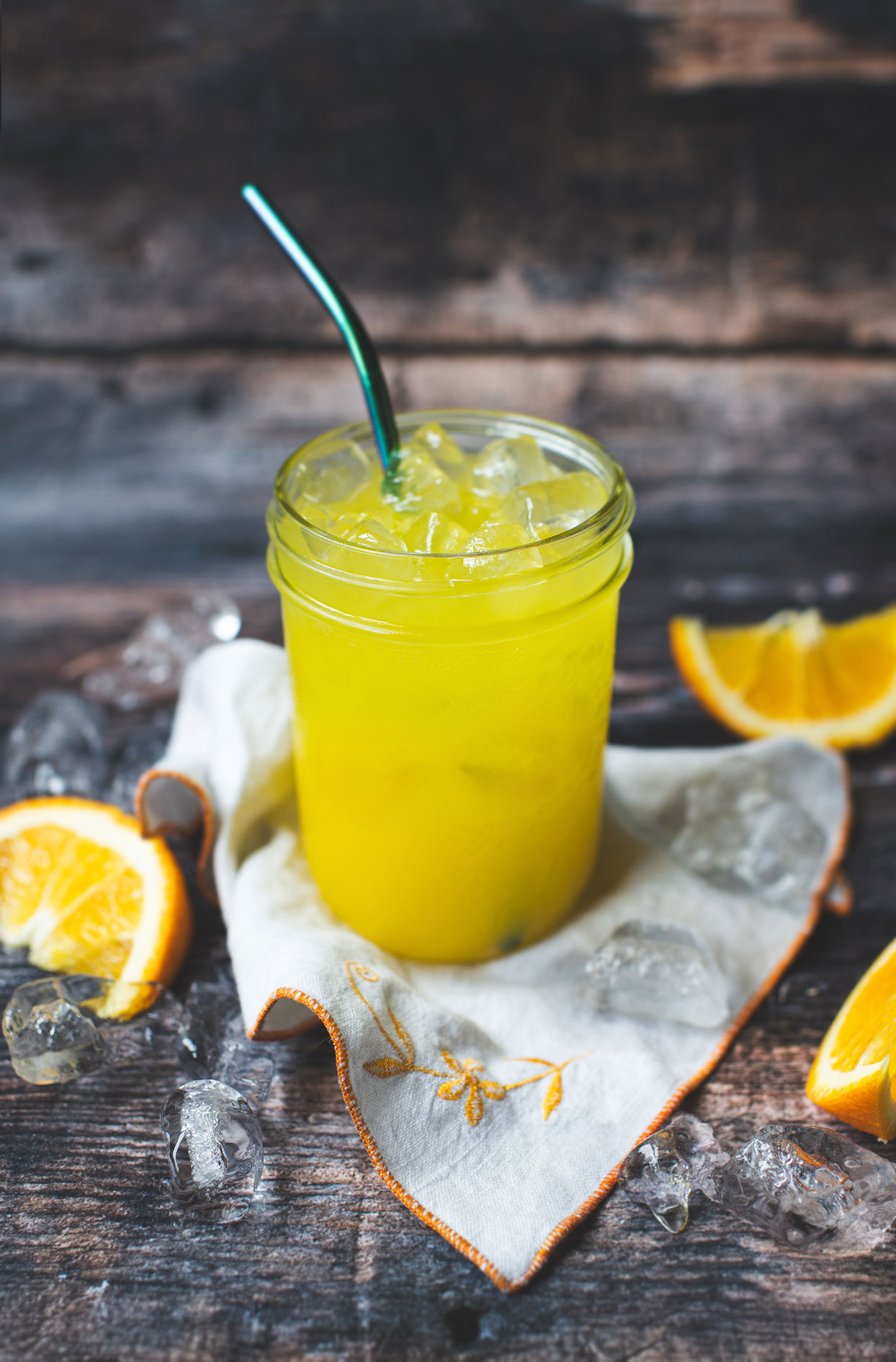 Homemade orange soda