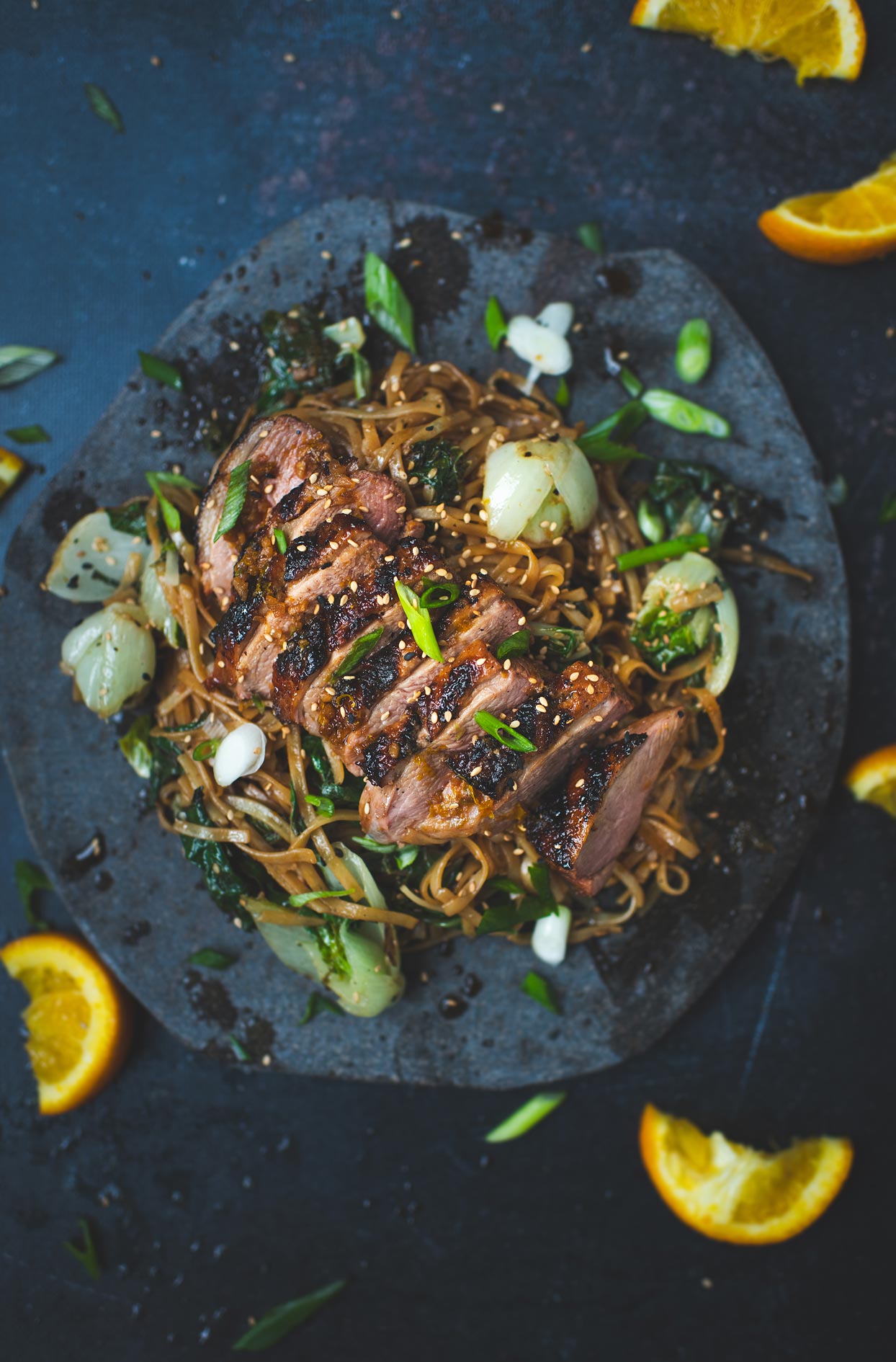 Poitrines de canard grillées à l&rsquo;orange