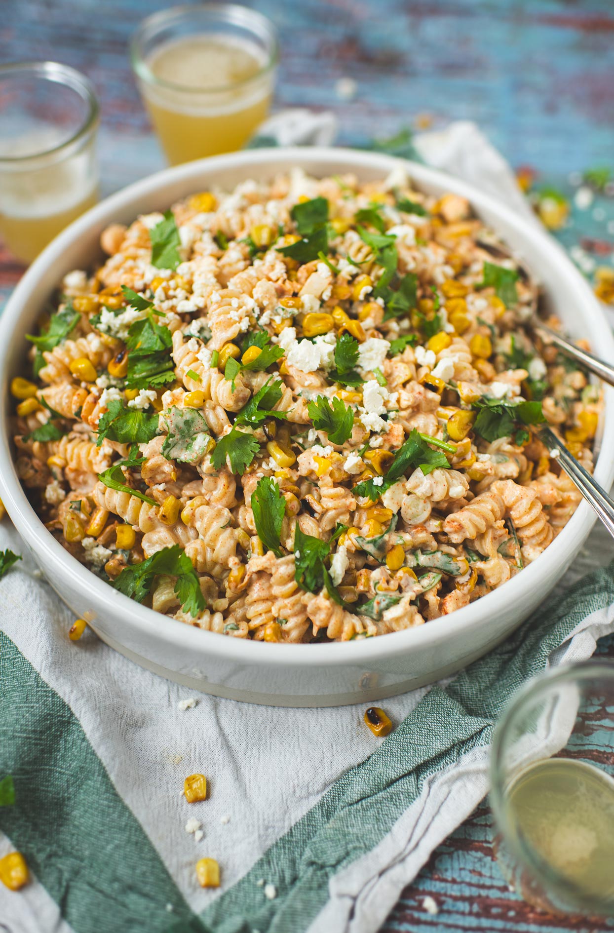Salade de pâtes au maïs à la mexicaine