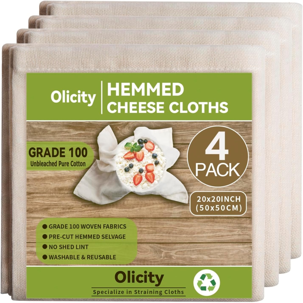 Cotons à fromage réutilisables