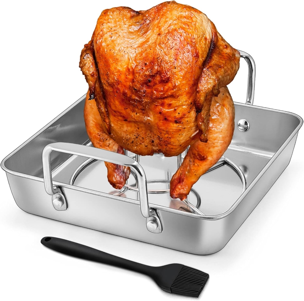 Support à poulet vertical pour BBQ