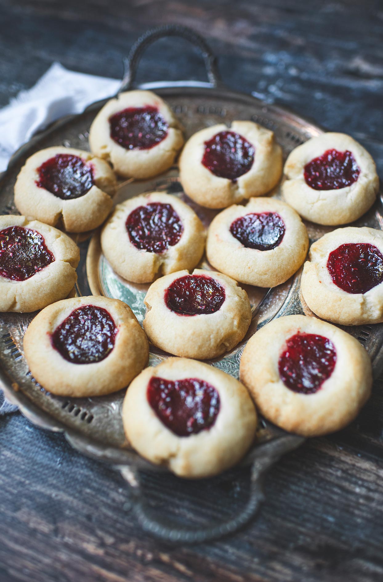 Biscuits au beurre à la confiture