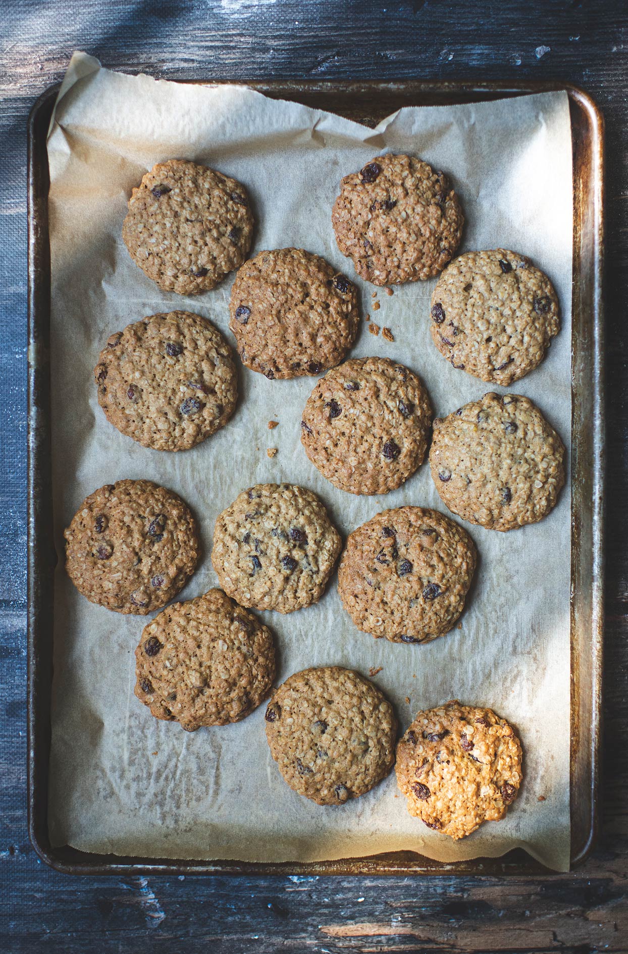 Biscuits moelleux à l&rsquo;avoine et aux raisins