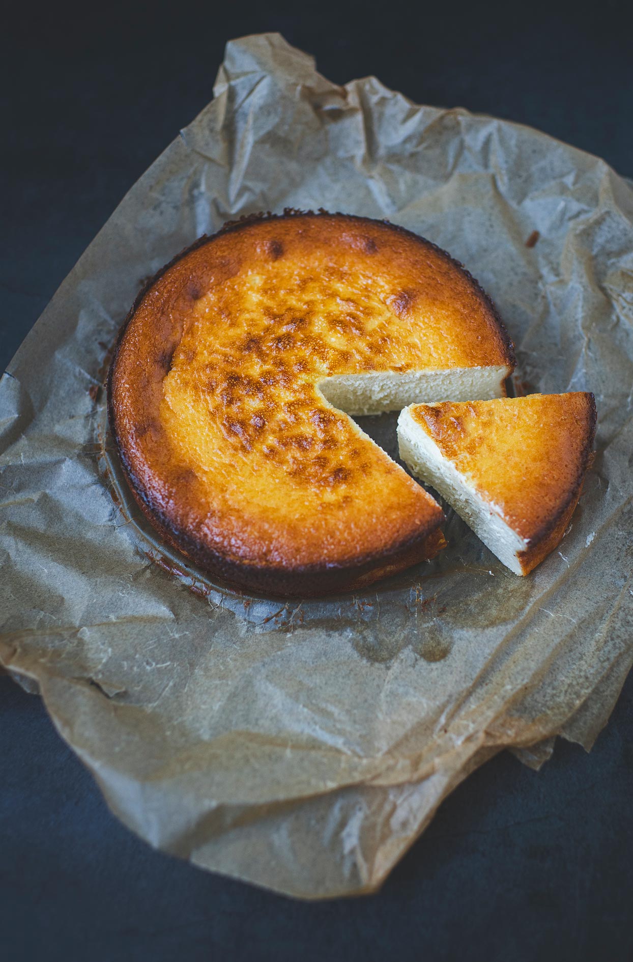 Gâteau au fromage basque
