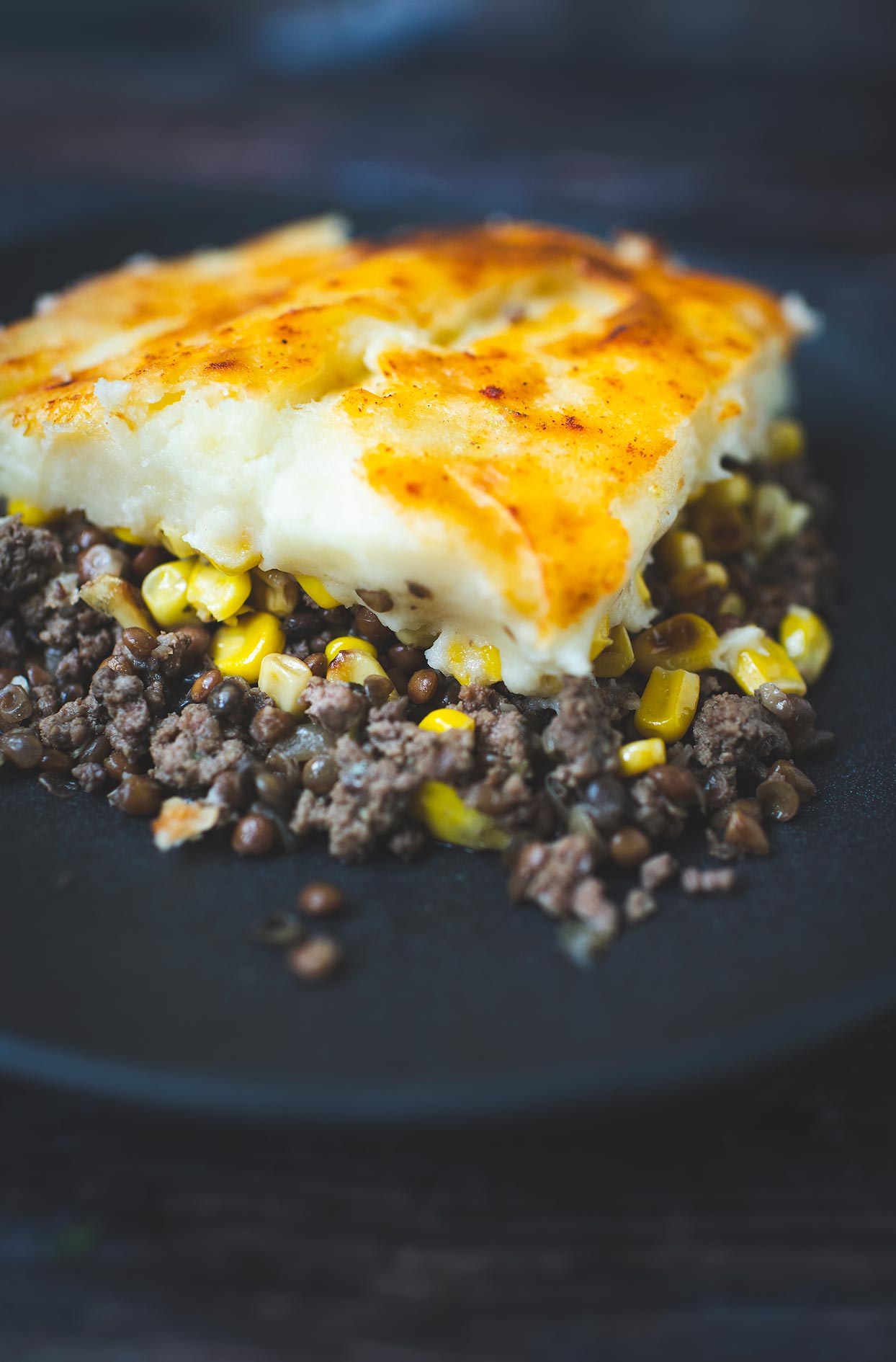 Pâté chinois traditionnel aux lentilles