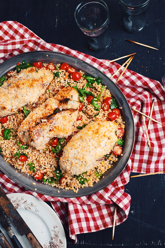 Poitrines De Poulet Cordon Bleu Avec Fromage Haloumi - Le Coup De Grâce